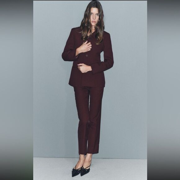 Zara ZW COLLECTION TAILORED BLAZER Size XL - Picture 1 of 11